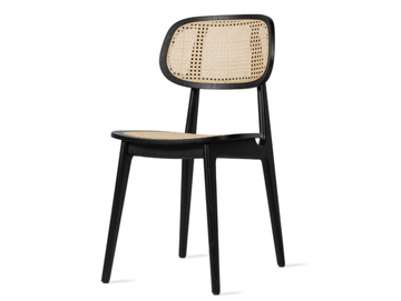 TITUS - Chair in veneered oak and woven cane by Vincent Sheppard - view 2